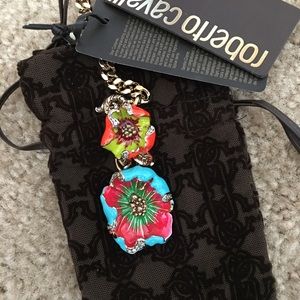 Roberto Cavalli necklace charm pendant